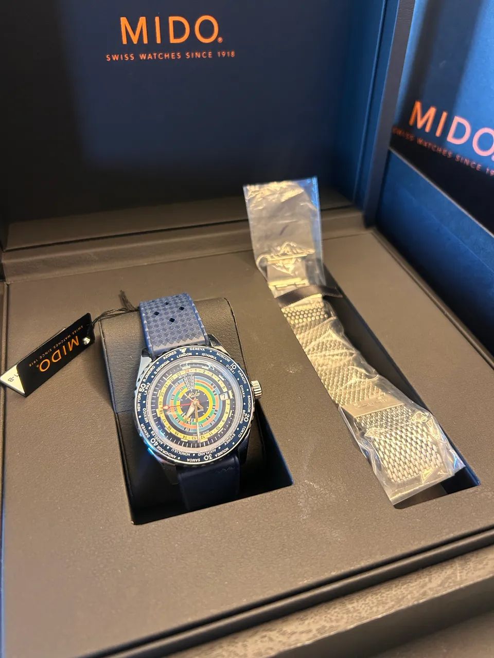 MIDO OCEAN STAR DECOMPRESSION WORLDTIME GMT AUTOMATIC (Edição limitada!) - Foto 3
