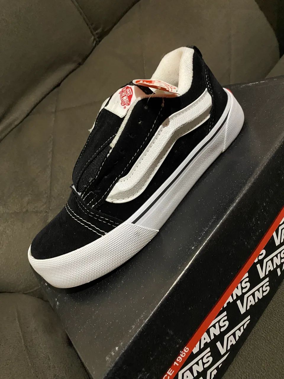 Vans Old Skool Platform Black/White