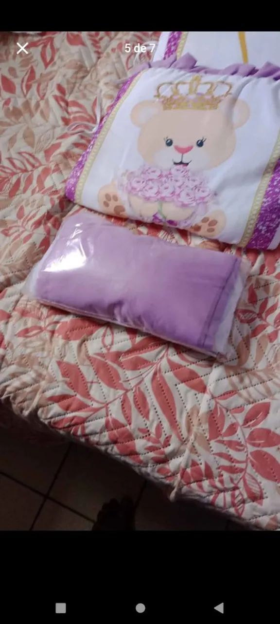 Vendo um kit de berço novo  - Foto 3
