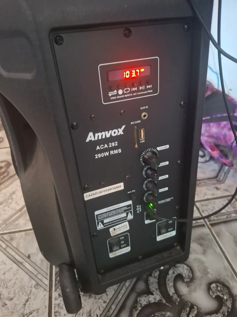 Caixa Aca 292 amvox 290w - Foto 2