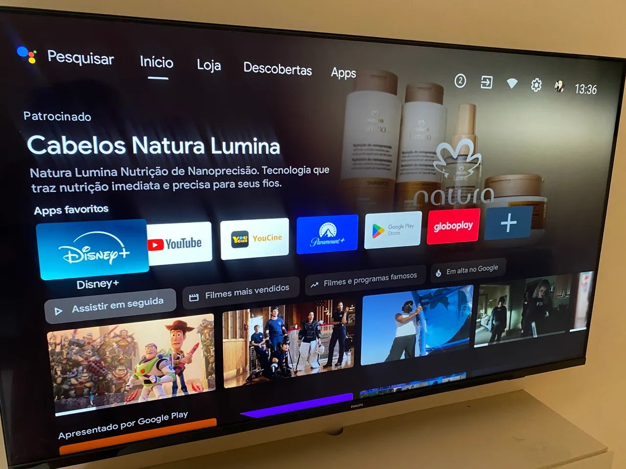 Tv philips 55 polegadas 