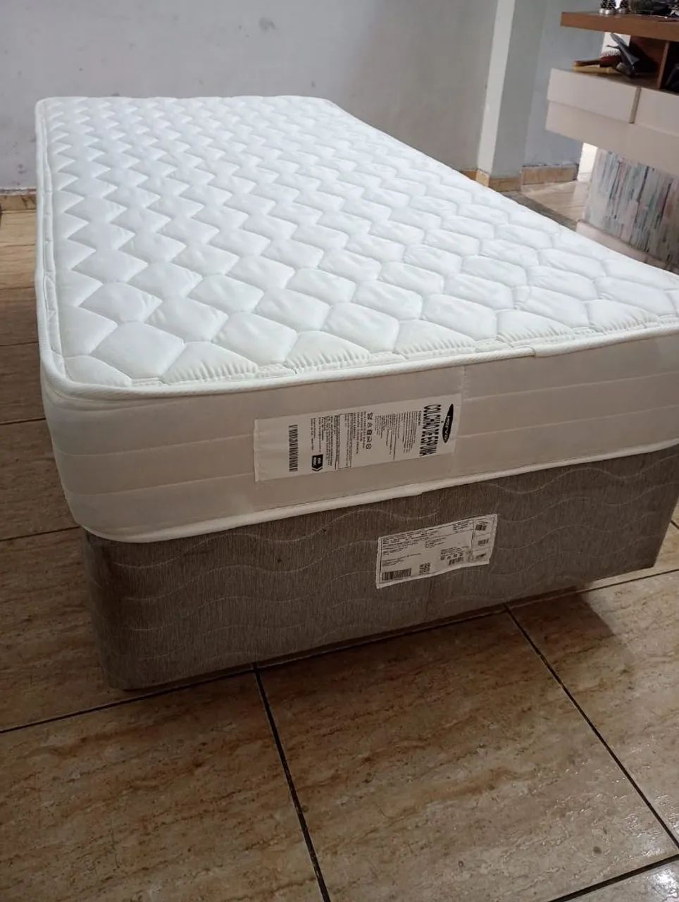 CAMA BOX SOLTEIRO ORTOPÉDICO  - Foto 3
