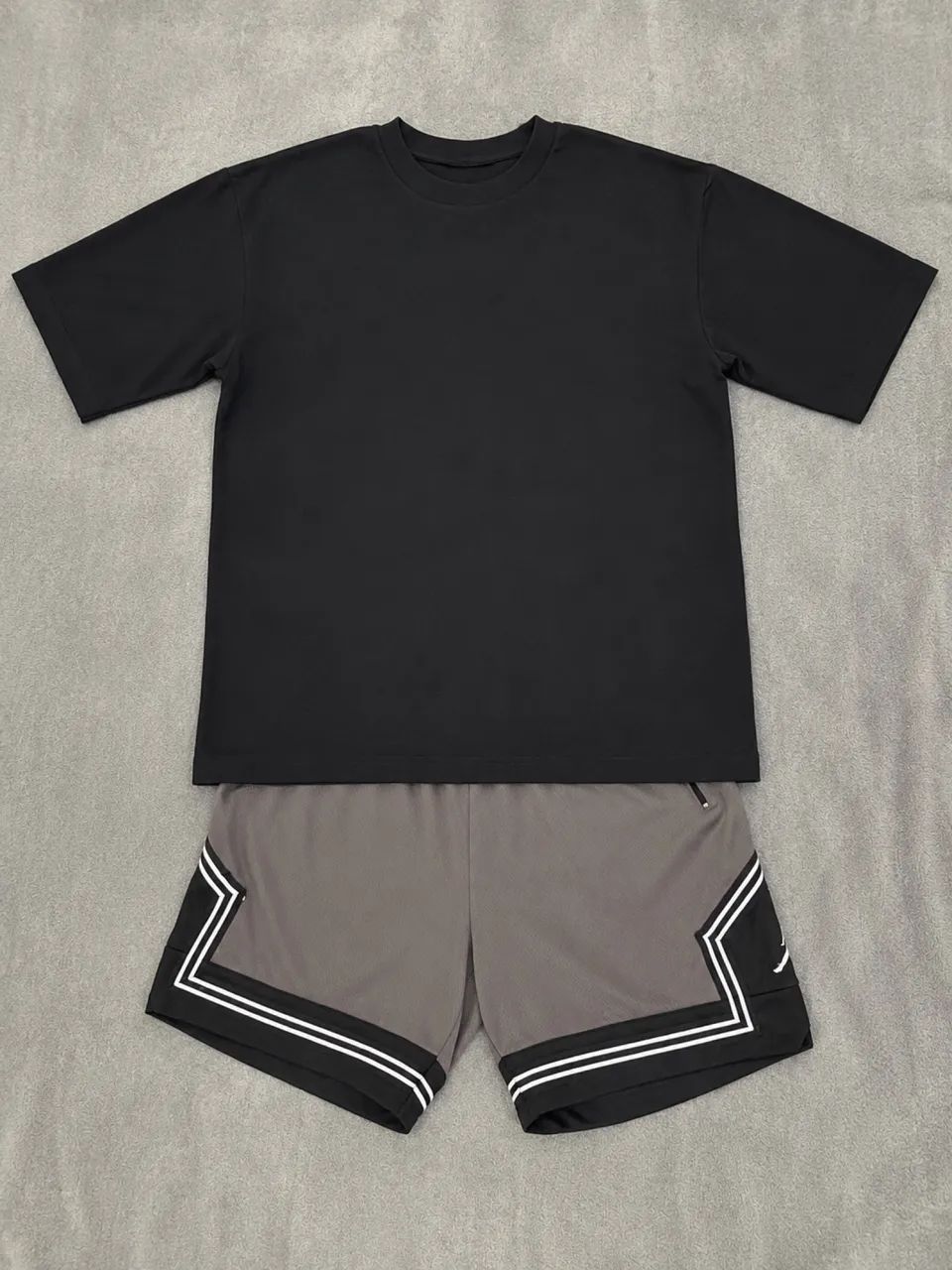Kit camisa oversized e bermuda da jordan 