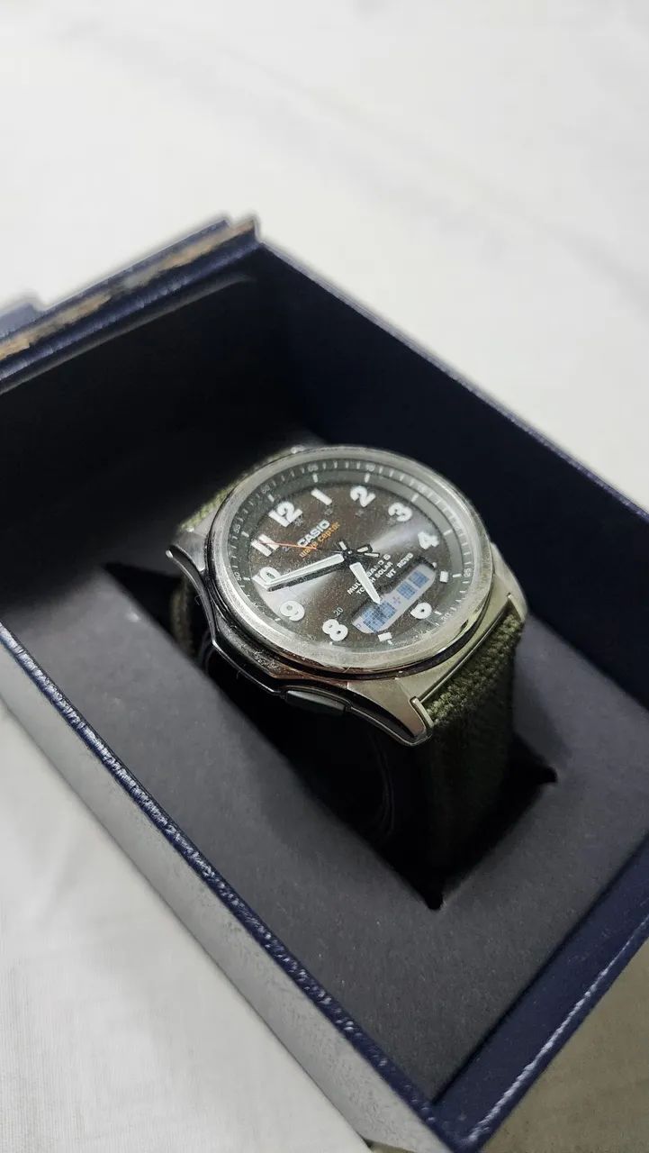 Relógio Casio Wave Ceptor WVA-M630B-3AJF Solar - NOVO - Foto 2
