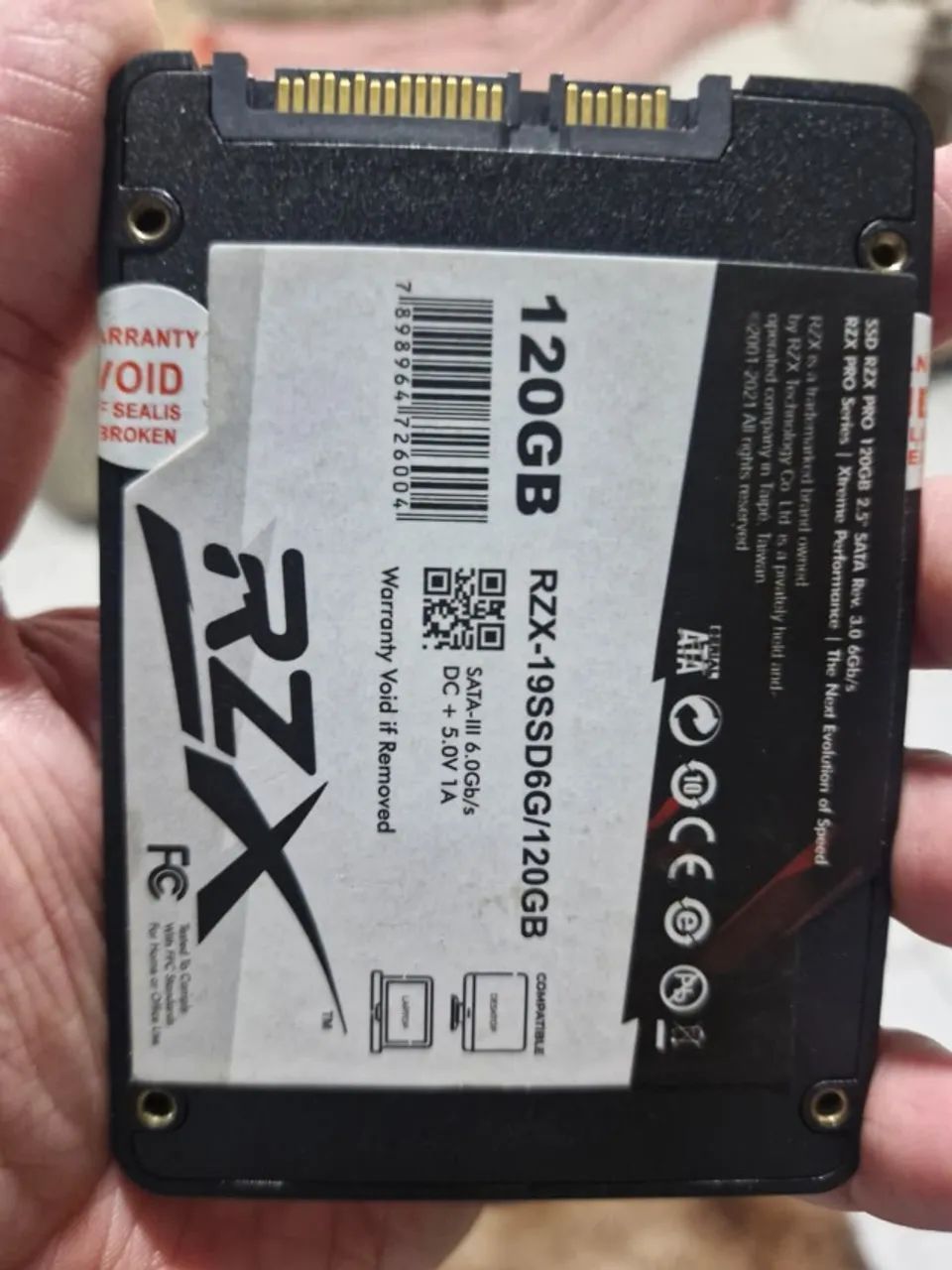 ssd 120gb 100% saudável para pcs e notebooks (uzimanu_importados)