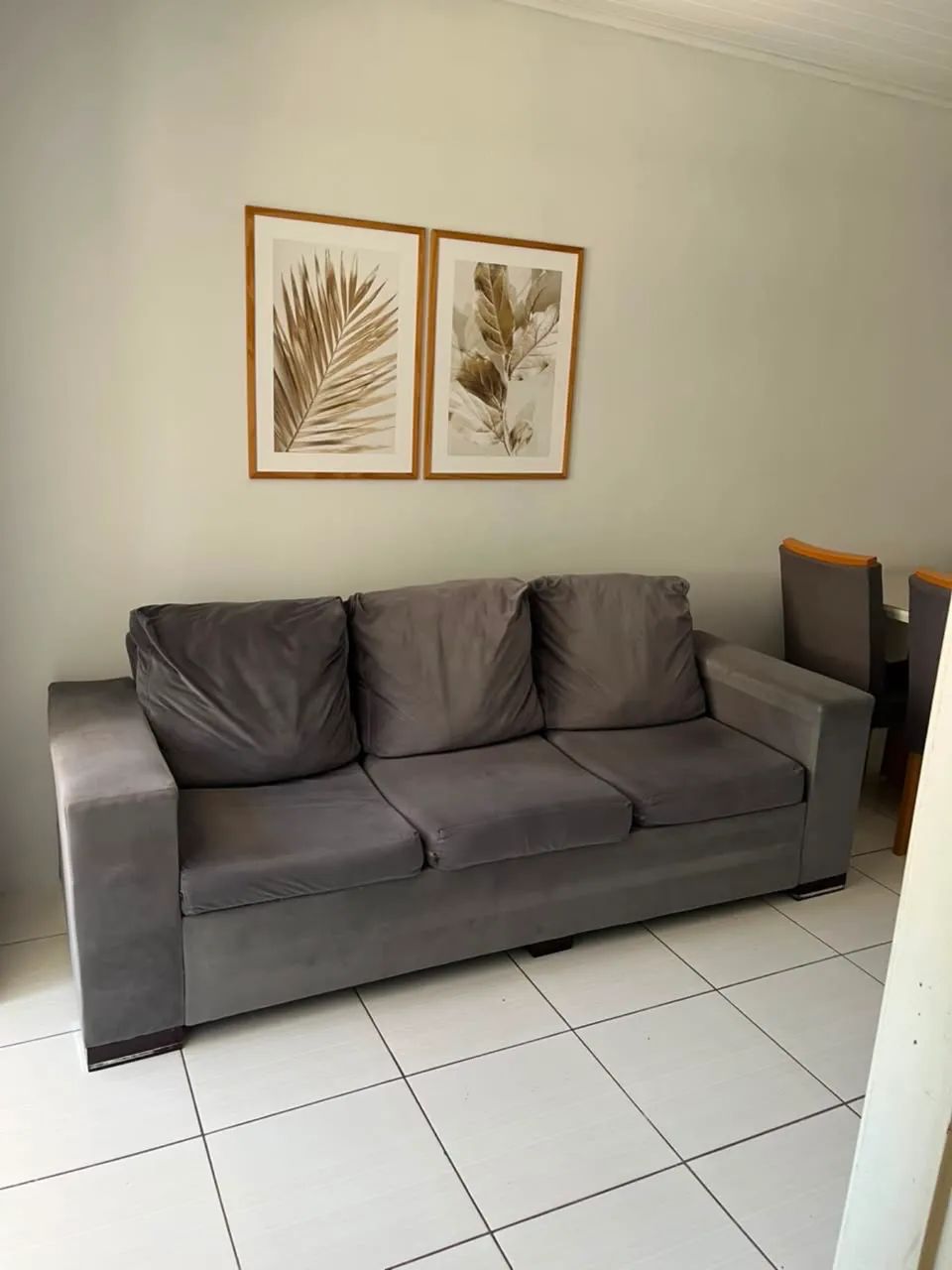Sofá 3 lugares fixo - Foto 5