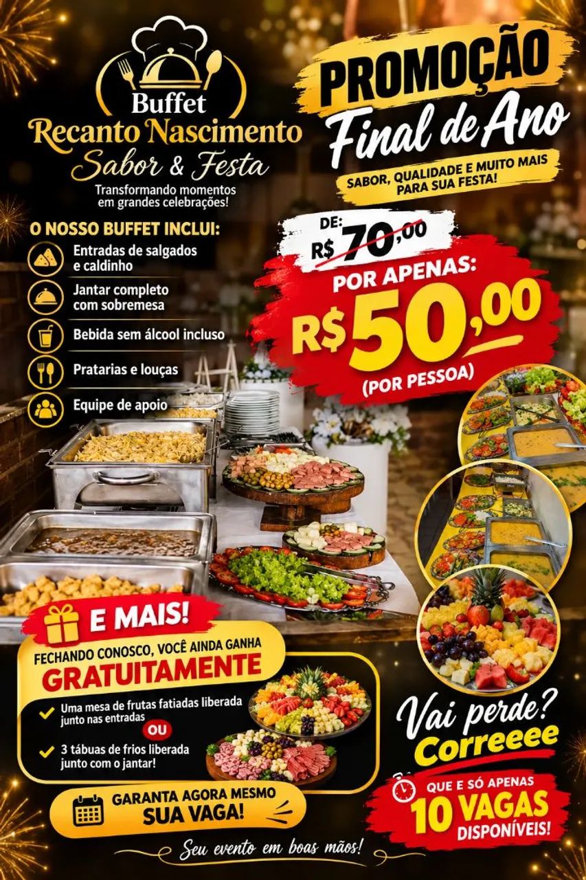 Buffet final de Ano 