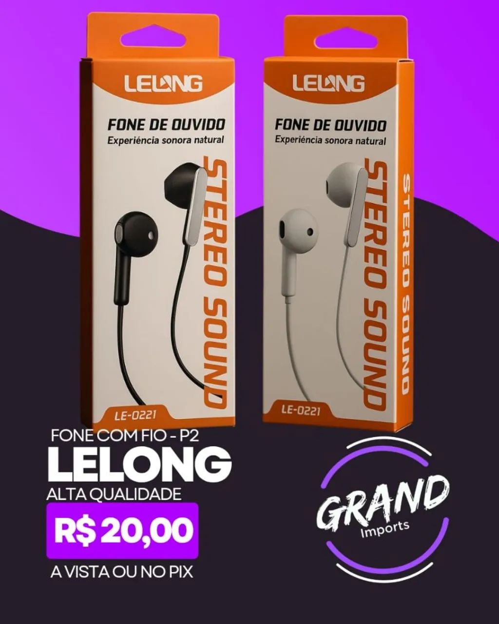 Fone com Fio p2