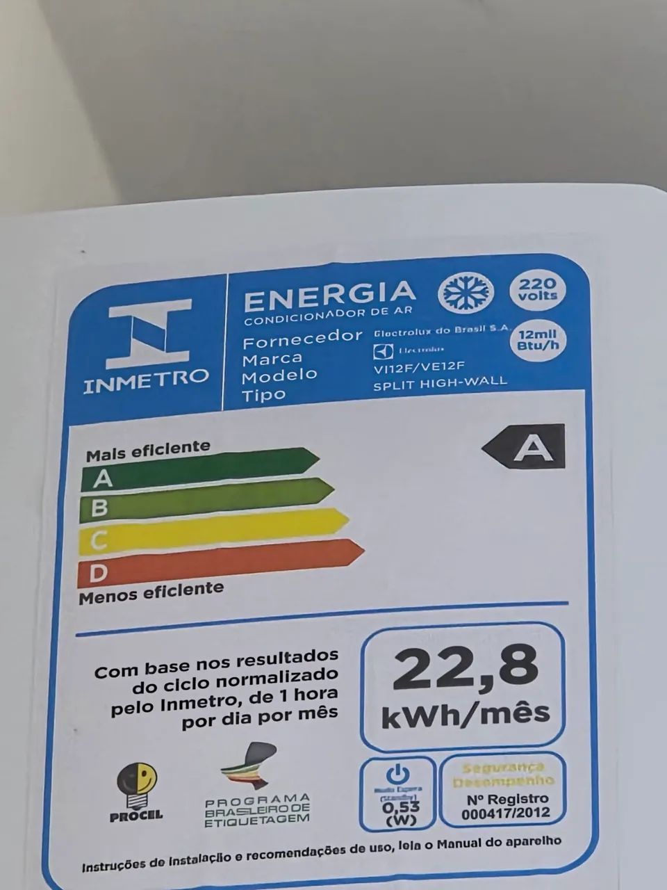 Ar condicionado split Electrolux 12.000 Btus (novíssimo) - Foto 4