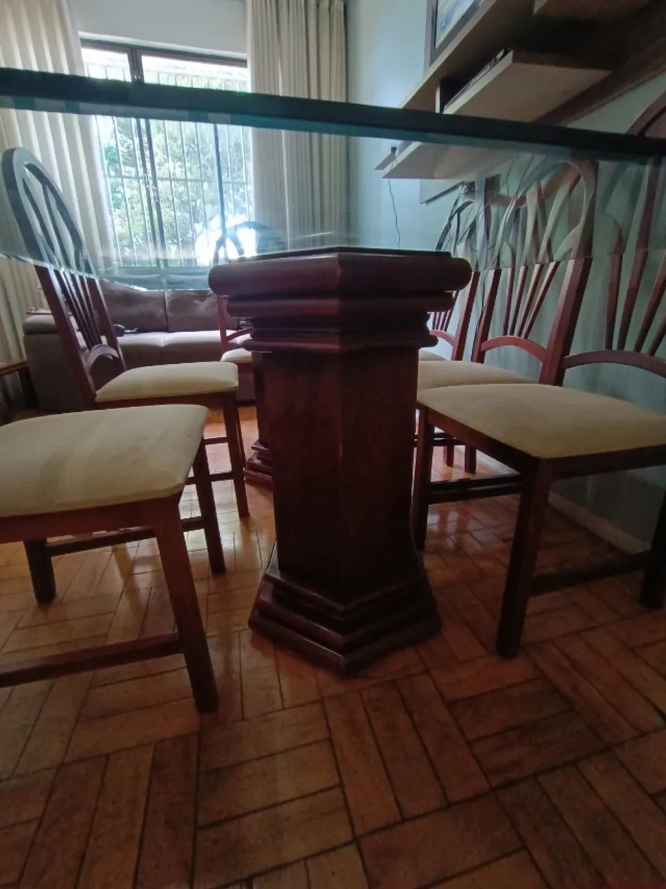 Mesa de jantar de vidro  - Foto 3