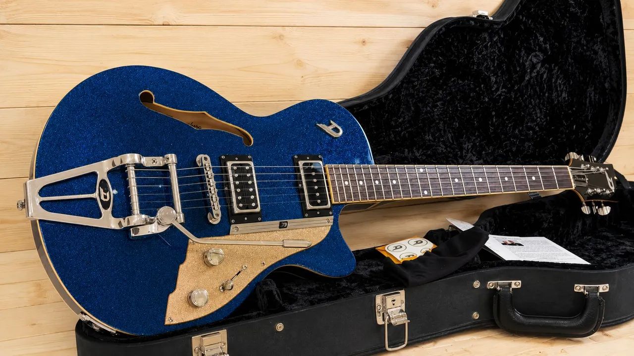 Guitarra duesenberg starplayer Sparkle blue  - Foto 3