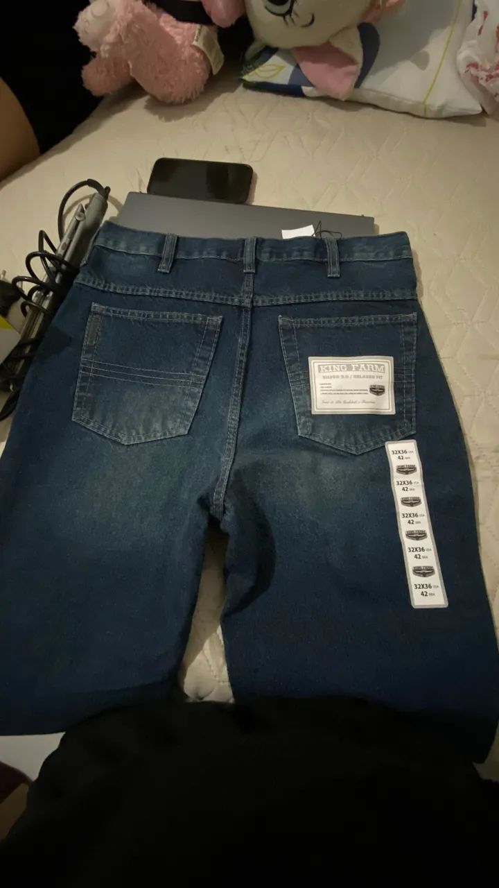 Calça Jeans Country King Farm, 42 - Foto 2
