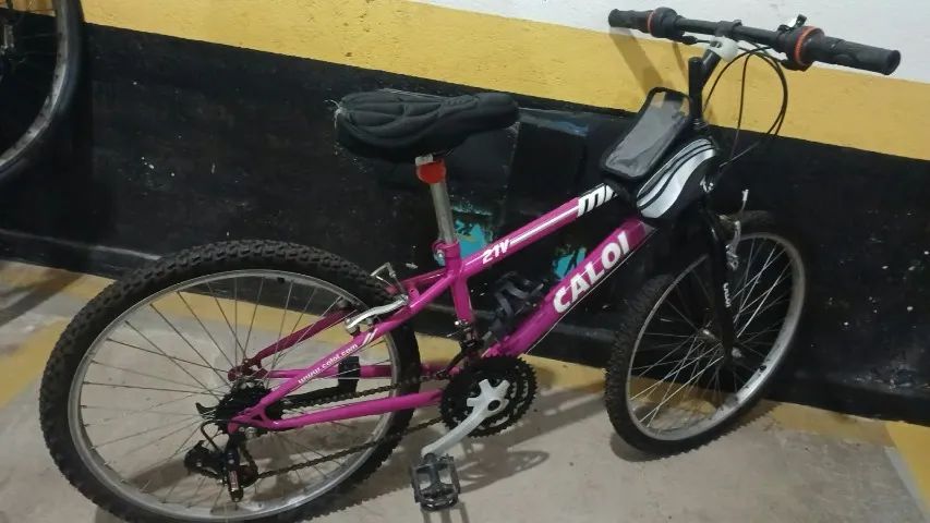 Bicicleta Caloi Max Aro 24 Rosa