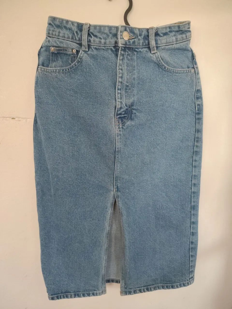Saia jeans Zara longa desapego  - Foto 2