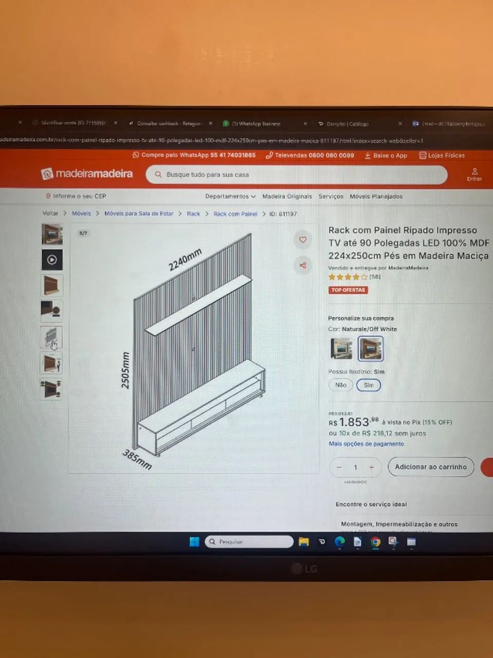 Painel ripado - Foto 4