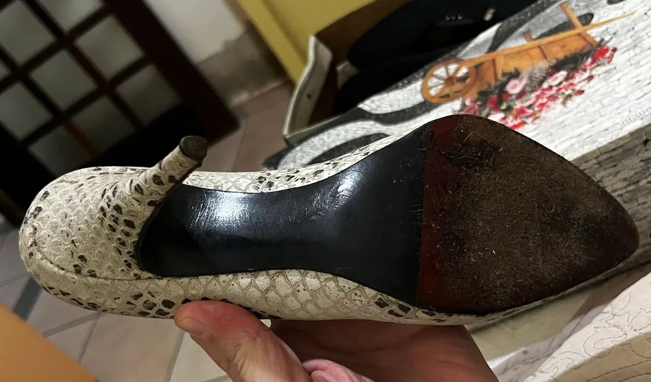 Conjunto Scarpin e Bolsa - Cobra/Píton - Foto 3