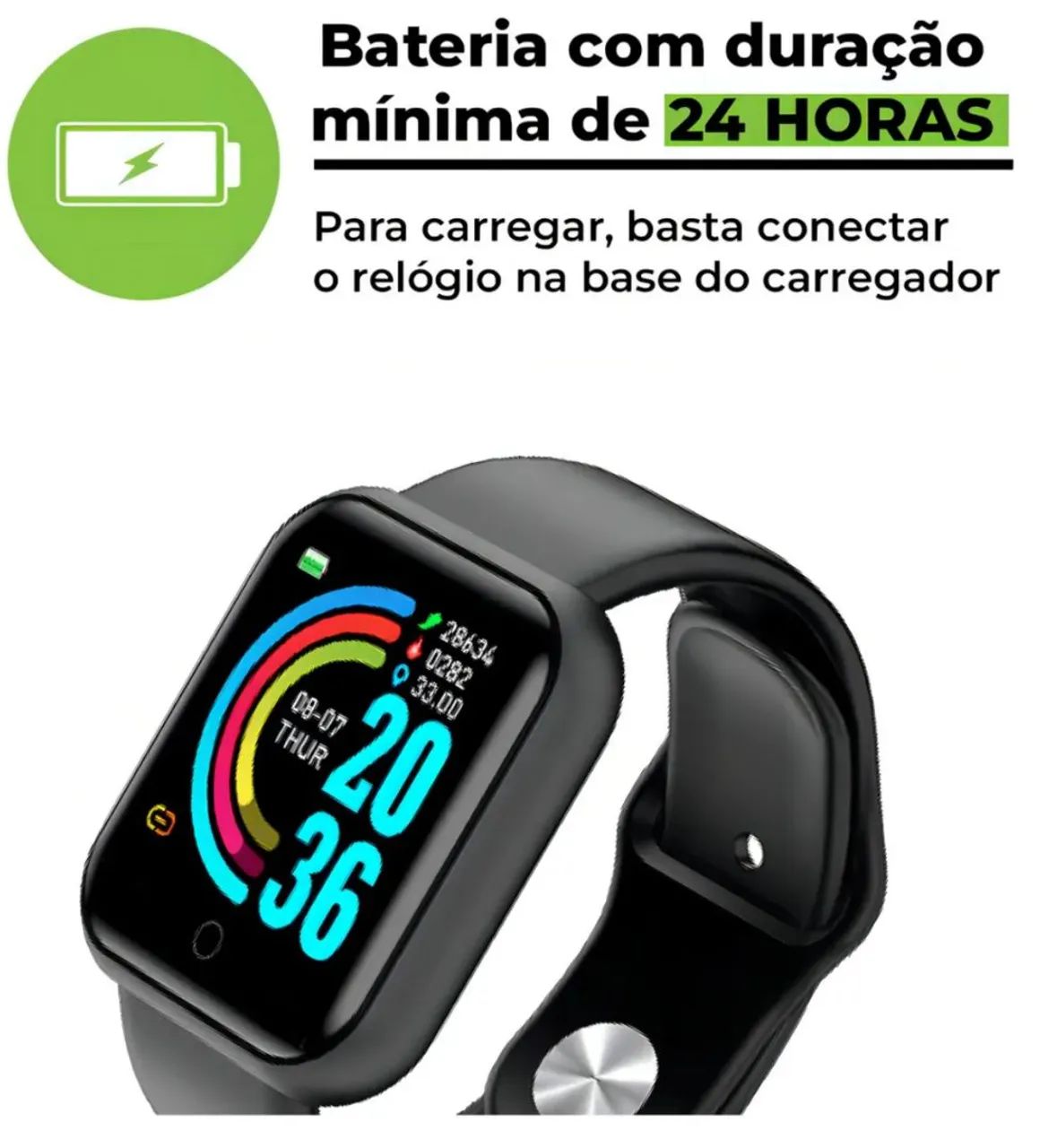 Relógio inteligente smartwatch ios Android bluetooth  - Foto 4