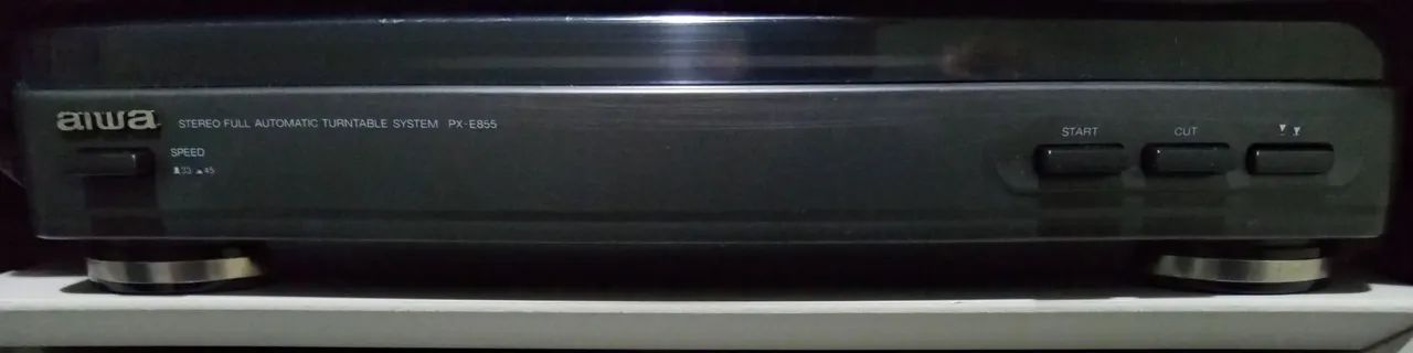 Toca disco Aiwa PX E-855!Pré amplificado! - Foto 2