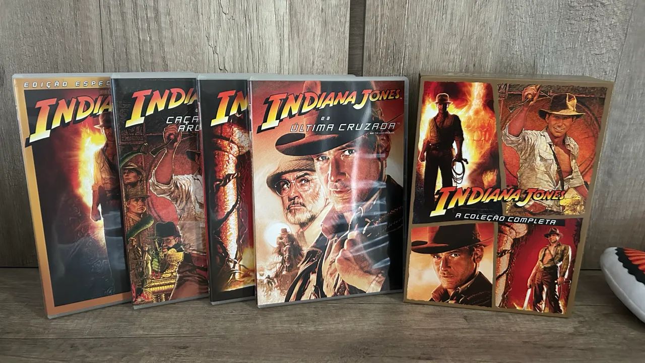 Box dvd indiana Jones completo 