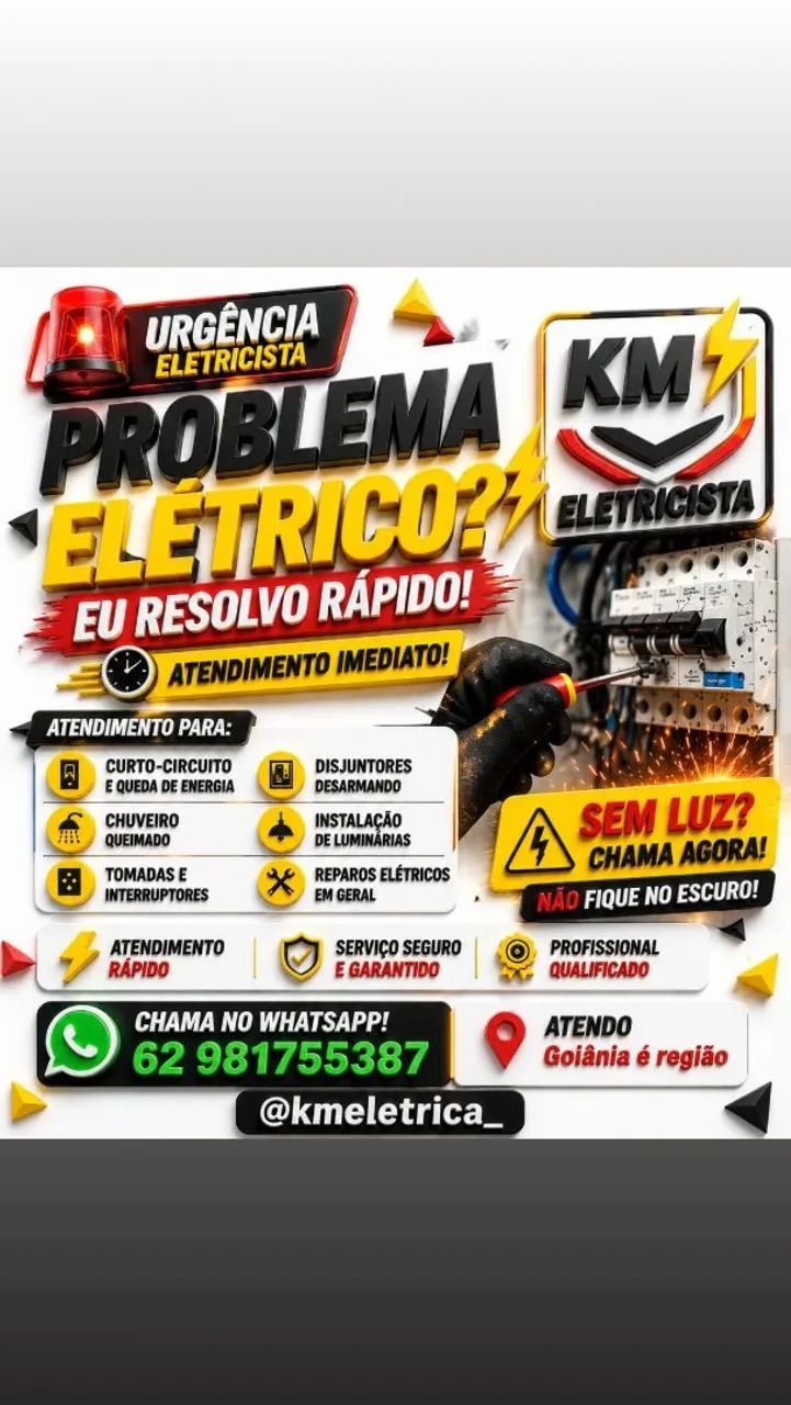 Eletricista residencial e predial 