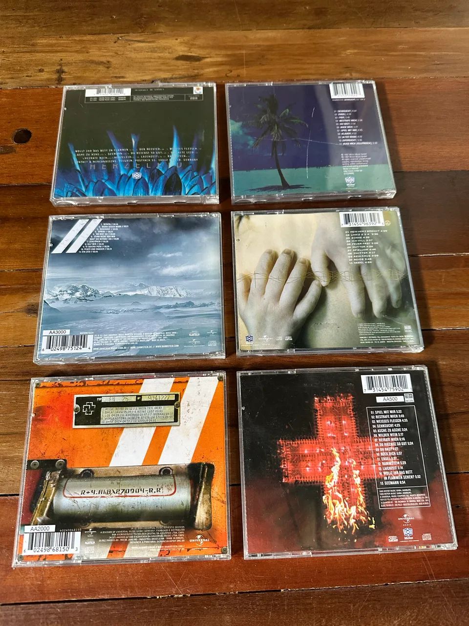 Rammstein - Lote c/ 6 CDS  - Foto 3