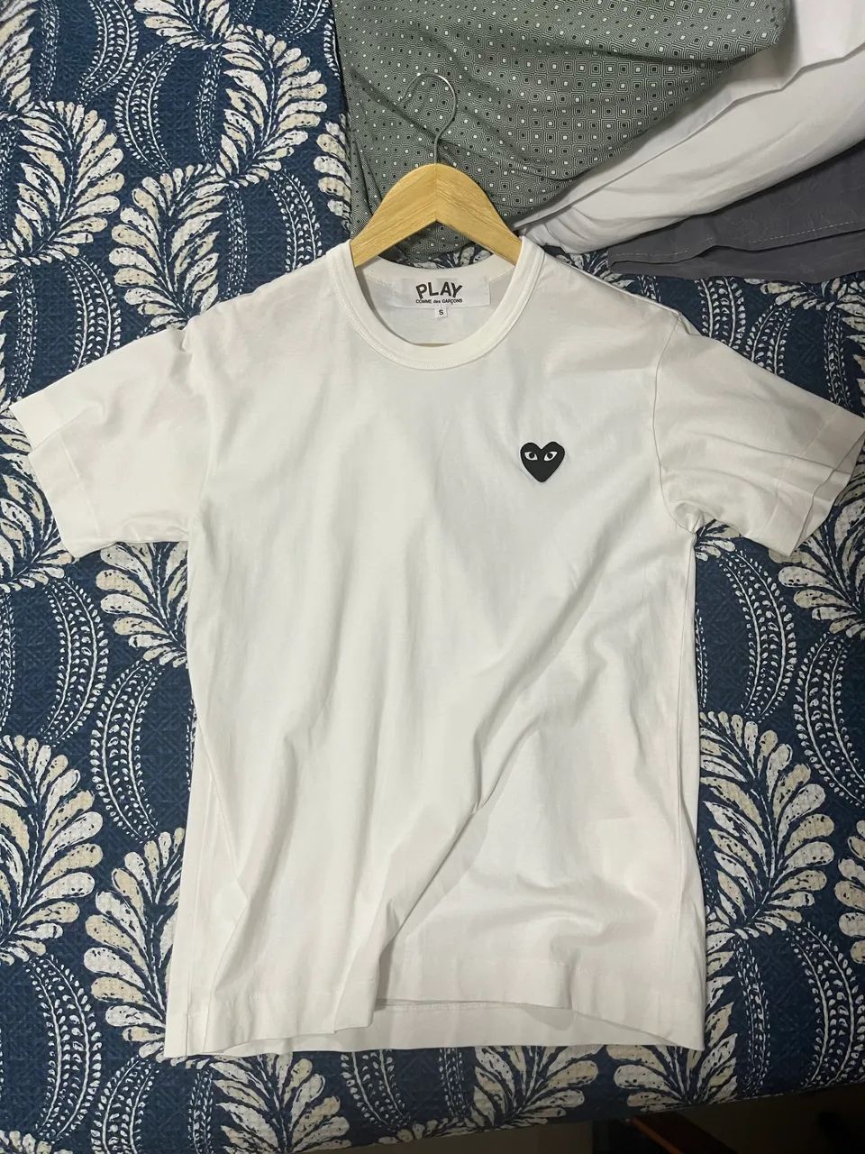 Cdg branca black heart
