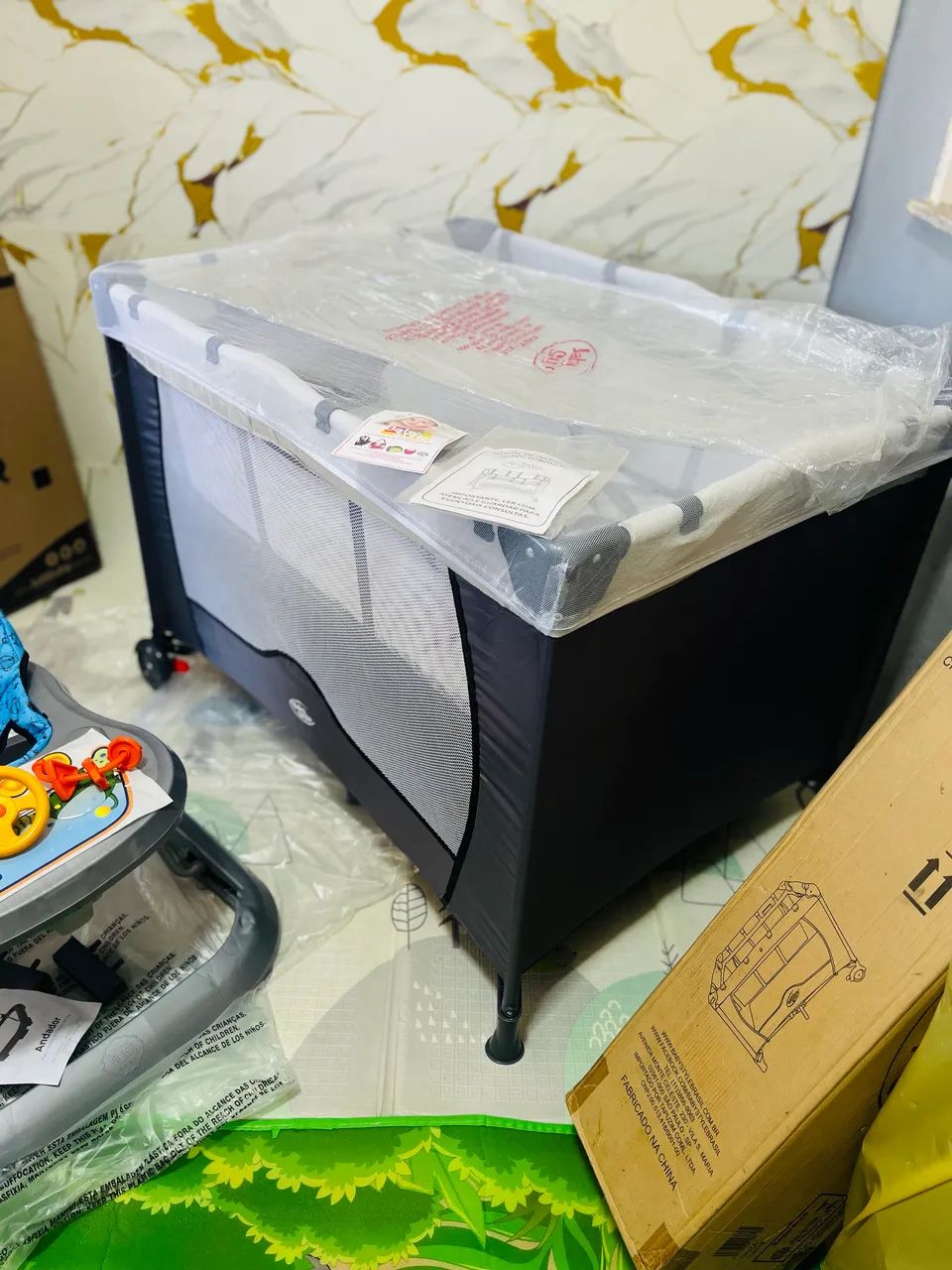 Berço e cercado + ANDAJAR novo lacrado - Foto 2