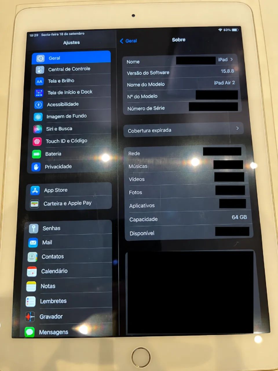 iPad Air 2 2014 A1567 64gb Prata Wi-fi + Cellular - Foto 5