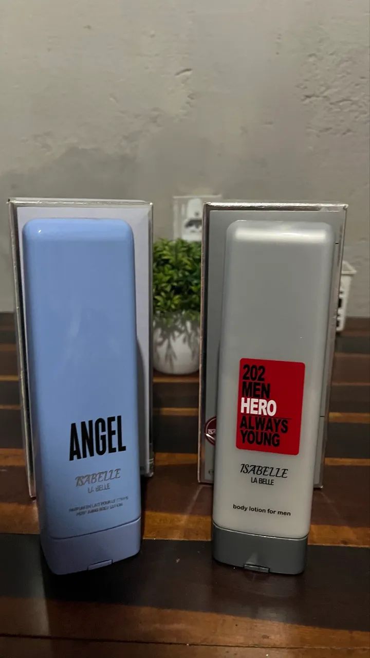 Hidratante, angel e 202 men perfumado  - Foto 2