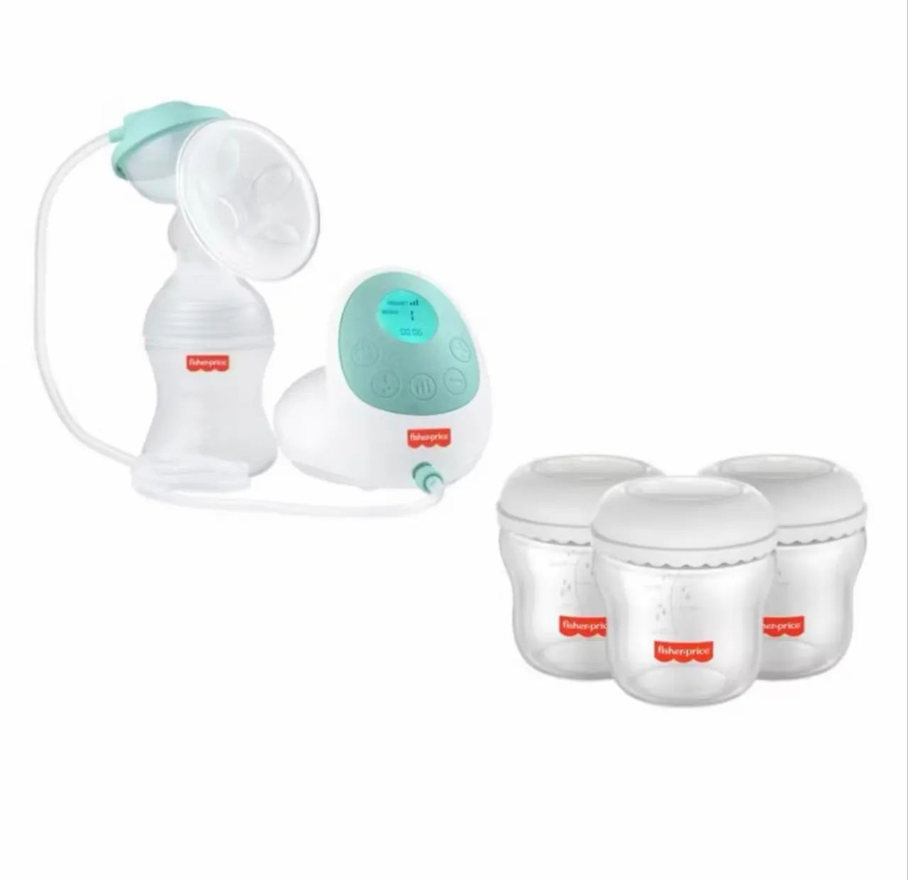 Kit Extrator leite Fischer price (sem uso) - Foto 4