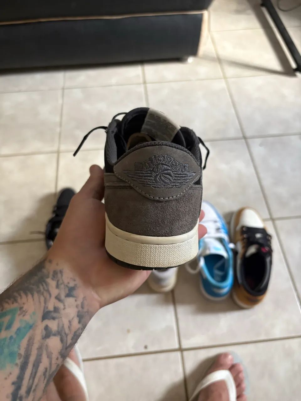 Jordan 1 low og travis custom - Foto 2