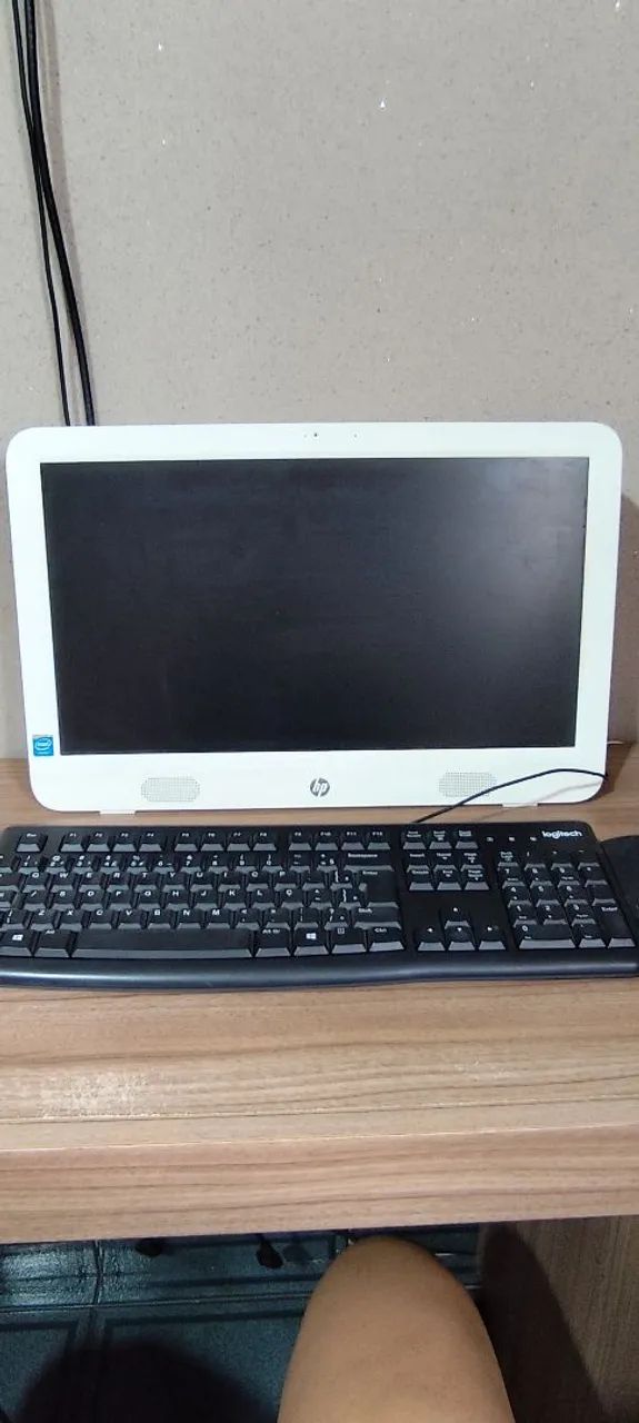Computador HP All-In-One Branco - Foto 2