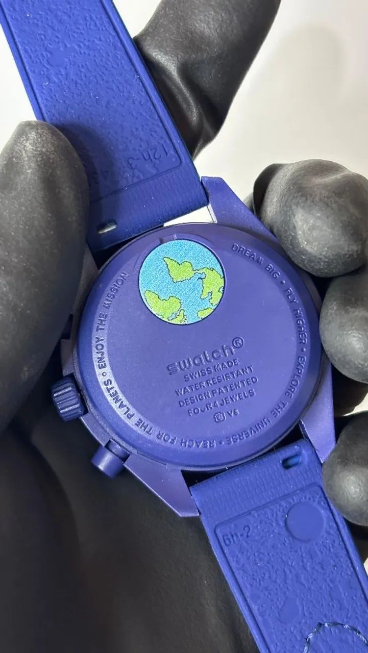 Relógio Omega Speedmaster MoonSwatch  - Foto 4
