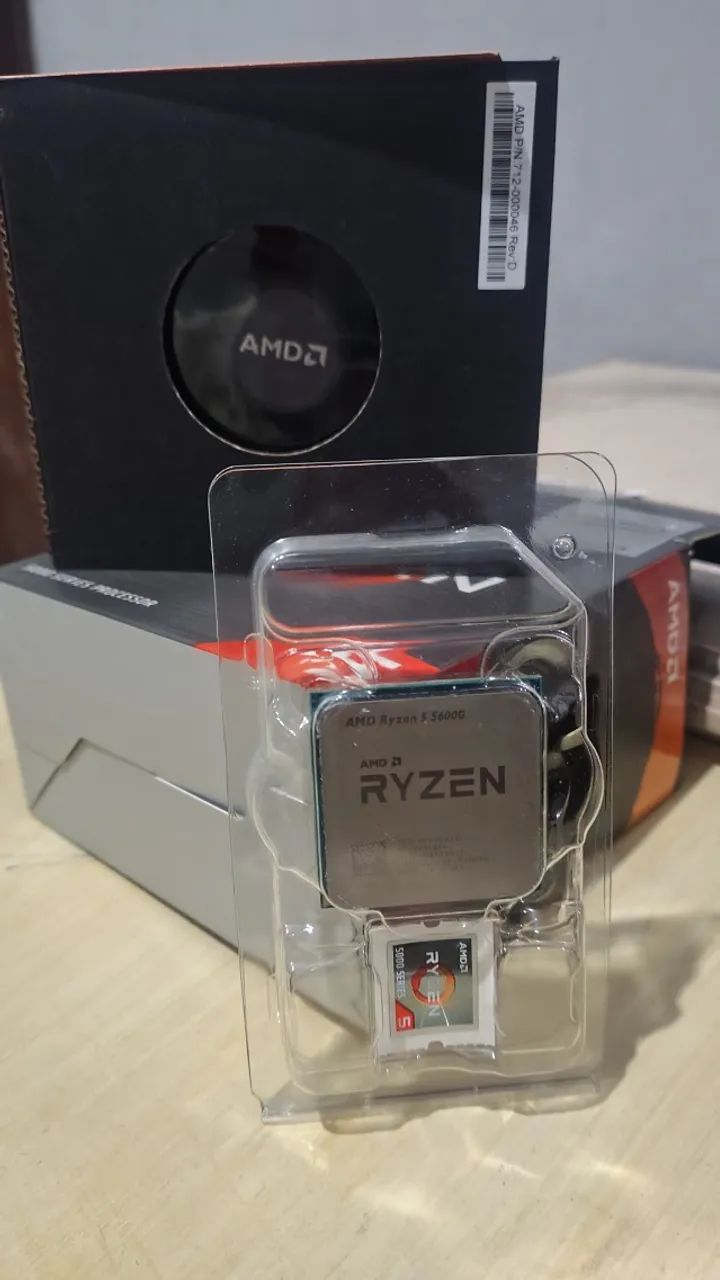 Processador Ryzen 5600G AM4 C/ Cooler box
