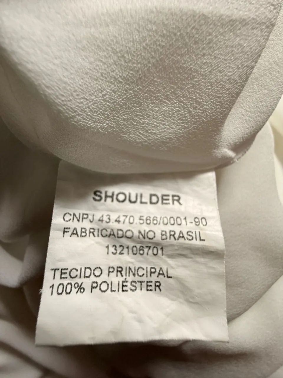Vestido SHOULDER, off white, franjas - Foto 5