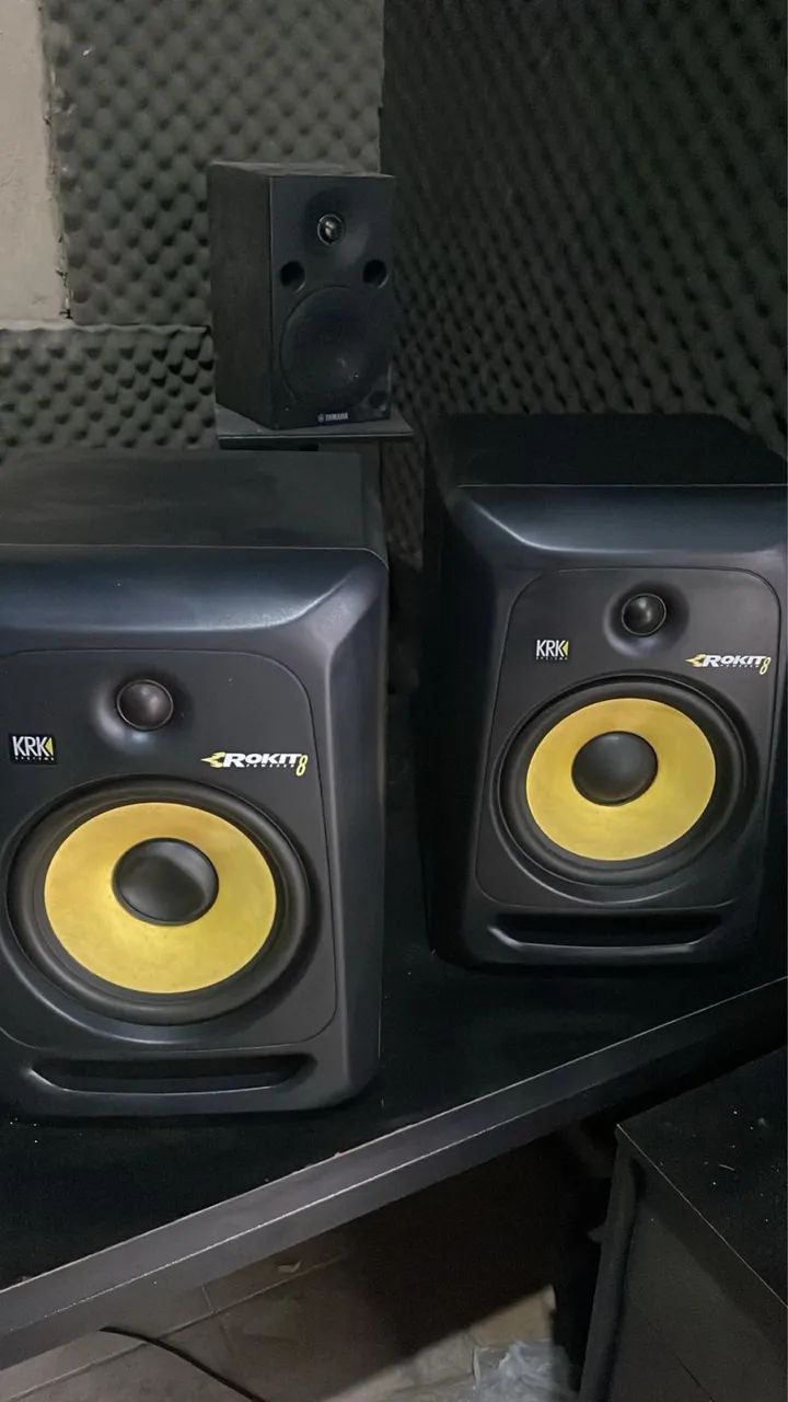 Monitor de áudio KRK ROKIT 8 ( par )  - Foto 3