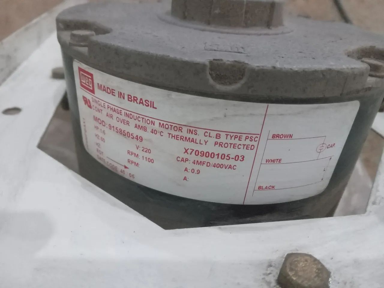Motor ar condicionado trane 18000 btus - Foto 5