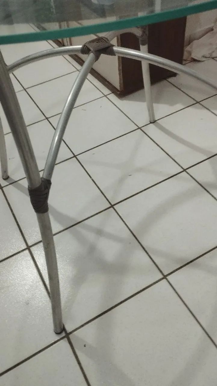 Mesa de Tampo de vidro - Foto 3