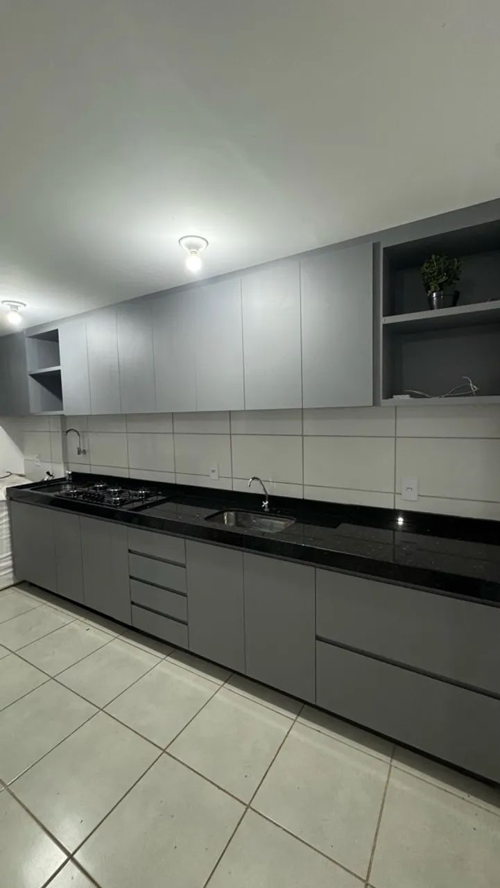 Cozinha cinza sagrado 100% MDF planejada até 10x - Foto 2