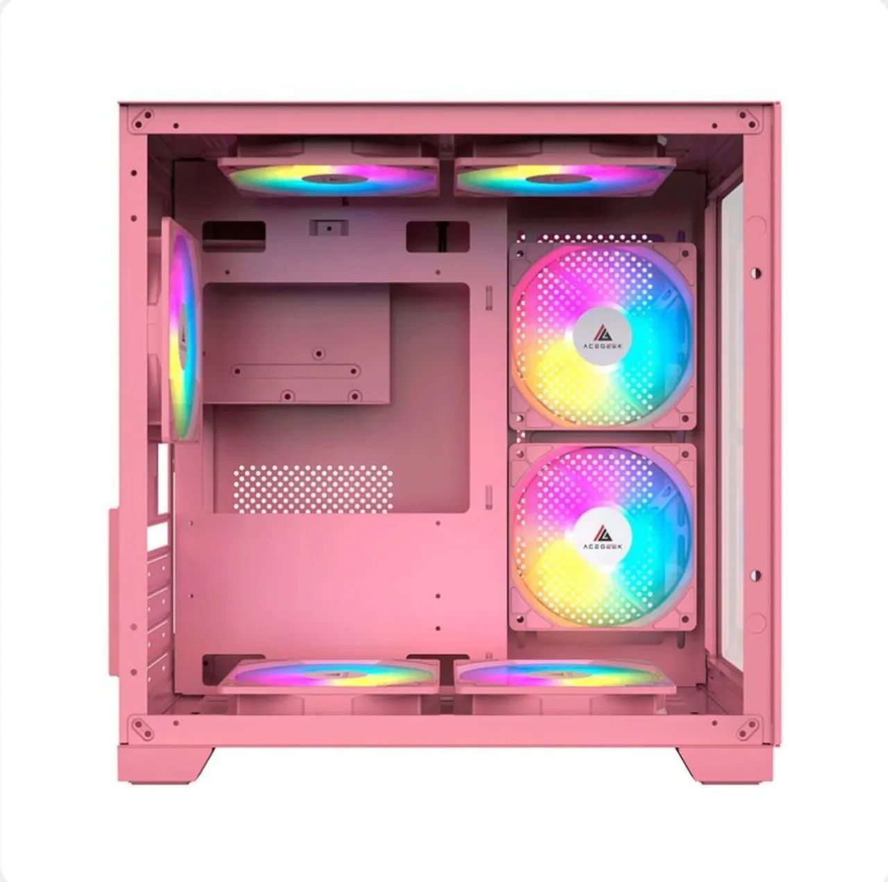 Gabinete gamer rosa nunca usado  - Foto 5