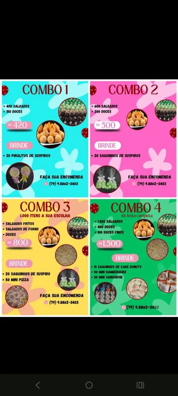 Combos de salgado e doces  - Foto 2