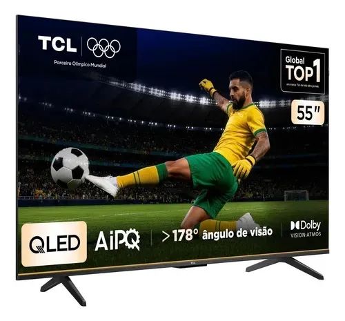 TV smart TCL 55 polegadas 7K Qled