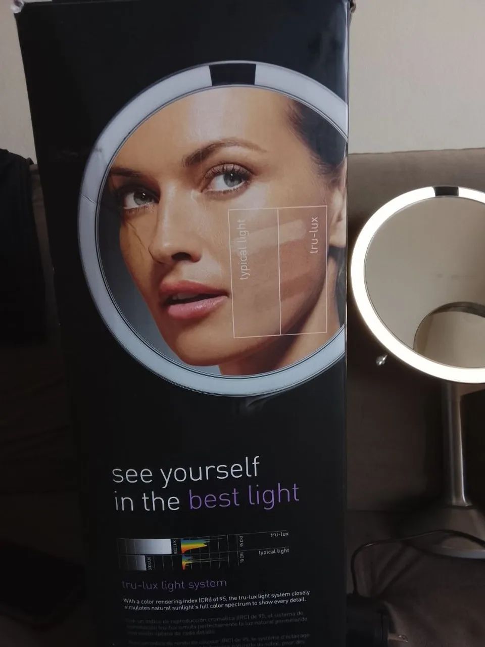 ESPelho SIMPLEHUMAN SENSOR MIRROR TRIO - NOVO, SEM USO! - Foto 5