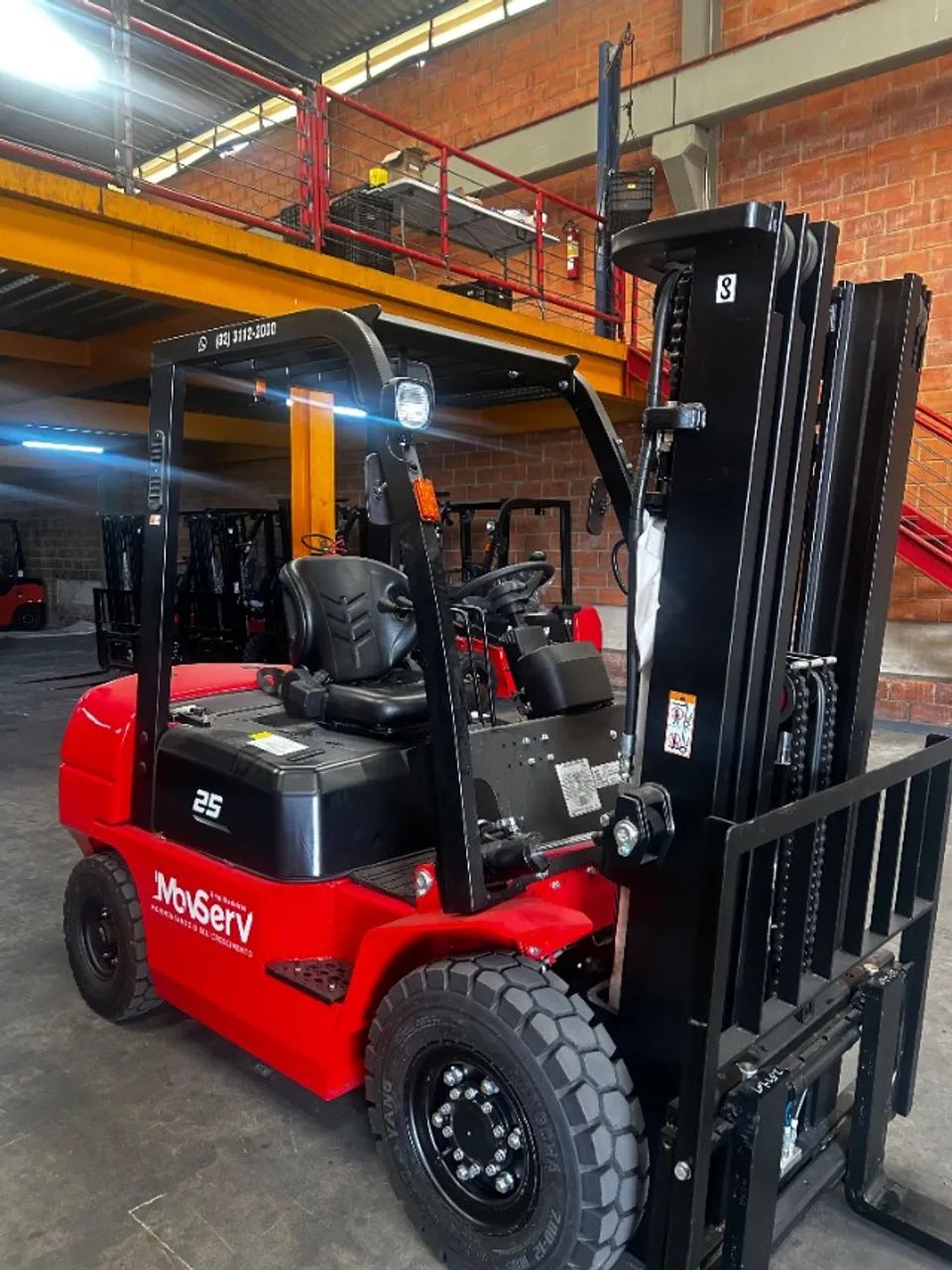 Empilhadeira Diesel Hangcha - 2,5 toneladas - 3 metros - Duplex - Foto 4