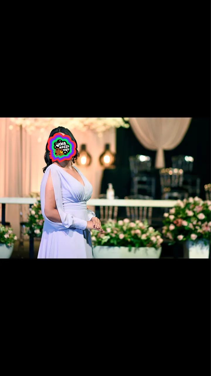 Vestido lavanda mídi - Foto 4