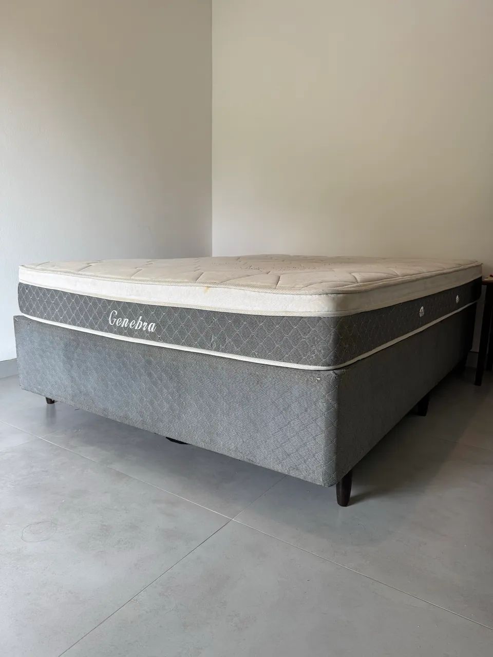 Cama de casal box e colchão  - Foto 3