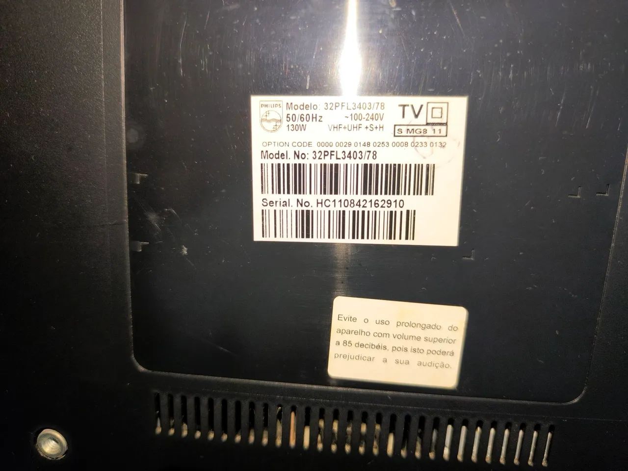 TV 32 polegadas Philips  - Conservada com controle - Foto 4
