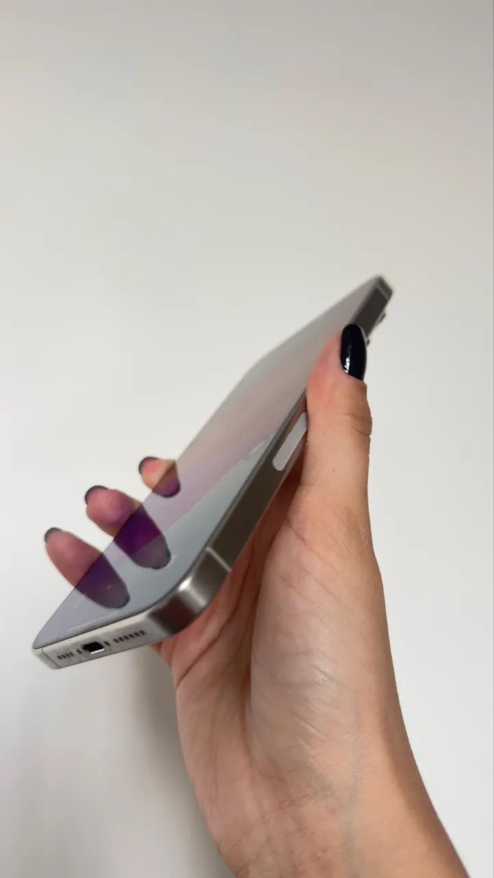 iphone 15 pro max 256GB Branco - Excelente estado  - Foto 2