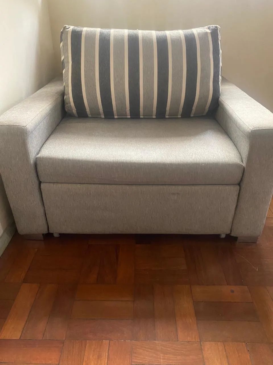 Sofá cama solteiro - tecido 