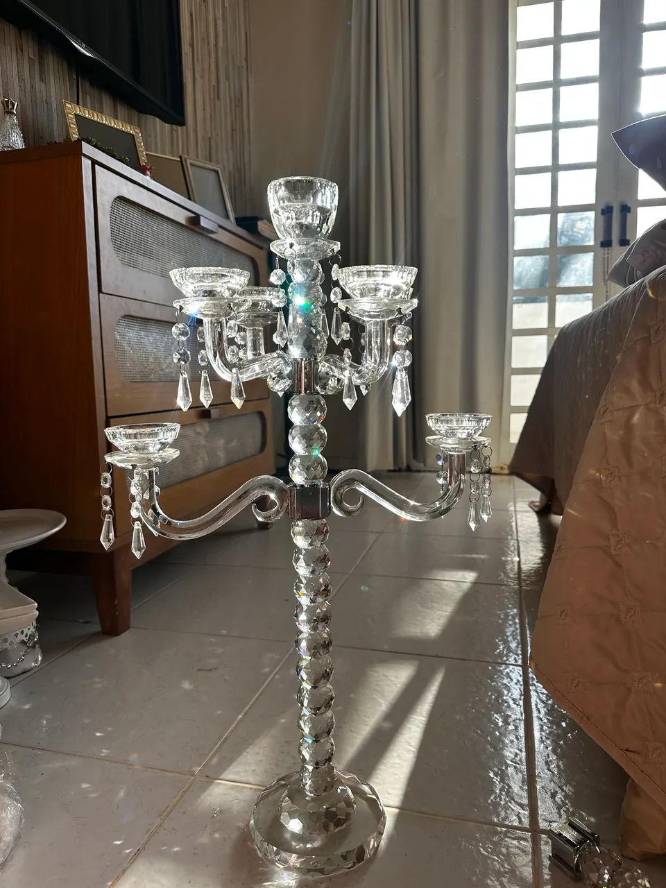 Castiçal de cristal 